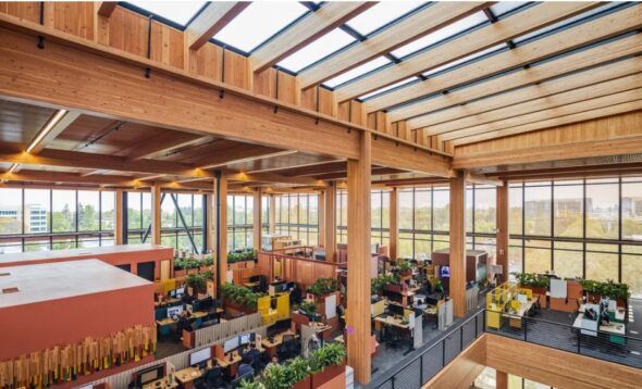 Interior de les oficines de Google